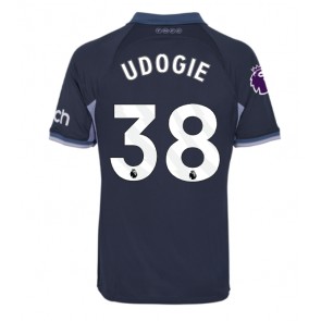 Tottenham Hotspur Destiny Udogie #38 Udebanetrøje 2023-24 Kort ærmer